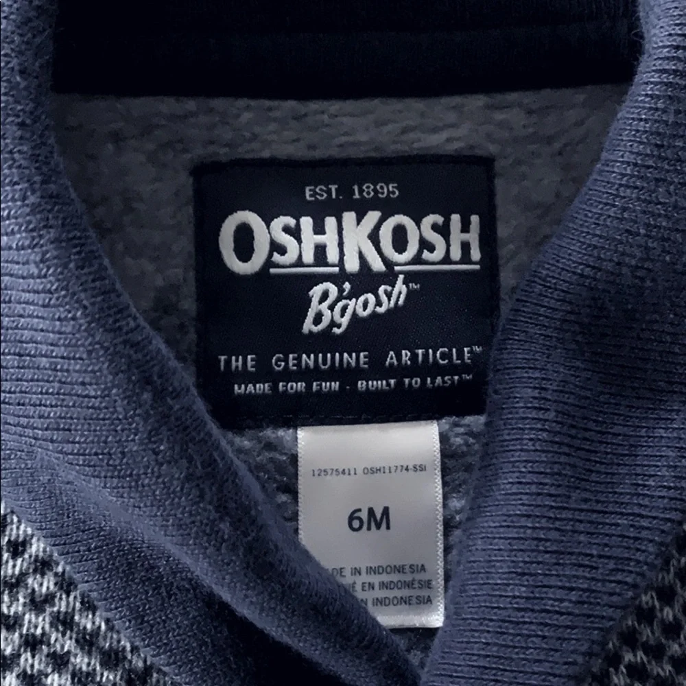 OSHKOSH B’gosh Shawl Collar Cardigan
